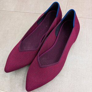 Rothy's The Point Cabernet Herringbone Size 7.5